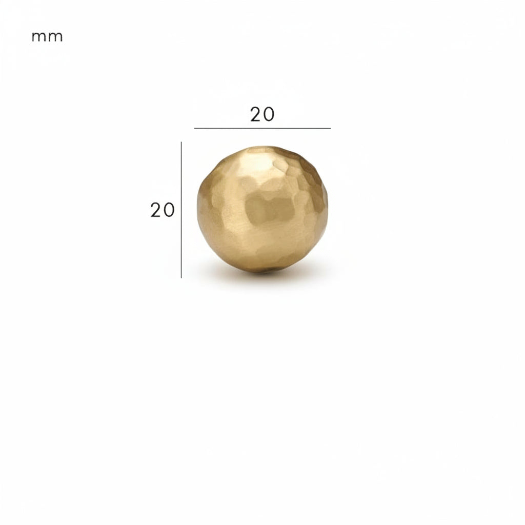 Forge Knob – Satin Brass