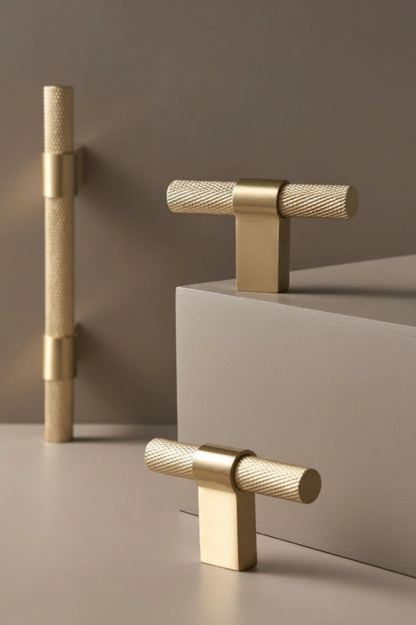 Magno Pull – Brushed Brass