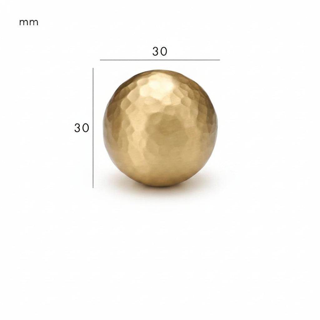 Forge Knob – Satin Brass