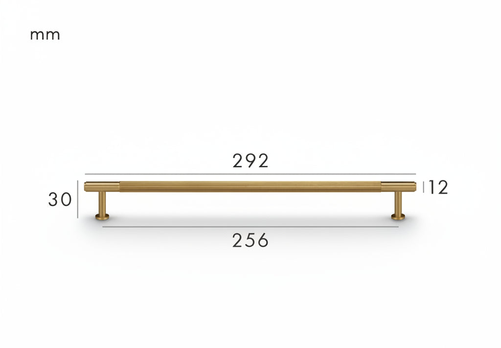 Solen Pull – Satin Brass