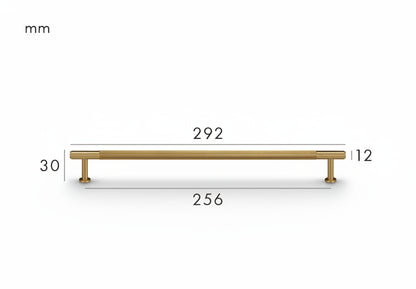 Solen Pull – Satin Brass