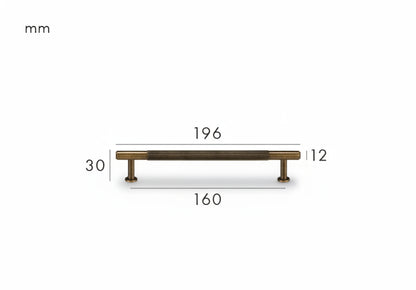 Solen Pull – Aged Brass
