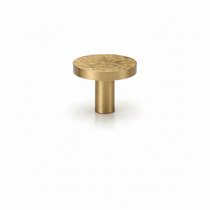 Forge Round Knob – Satin Brass