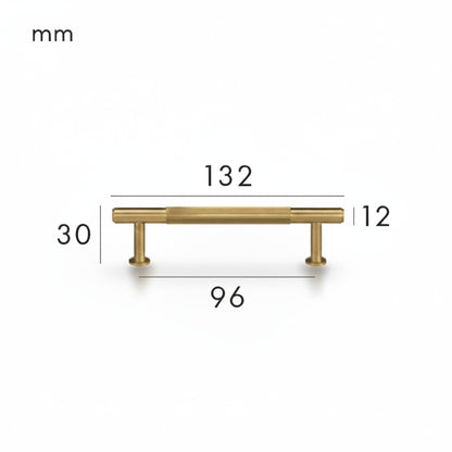 Solen Pull – Satin Brass