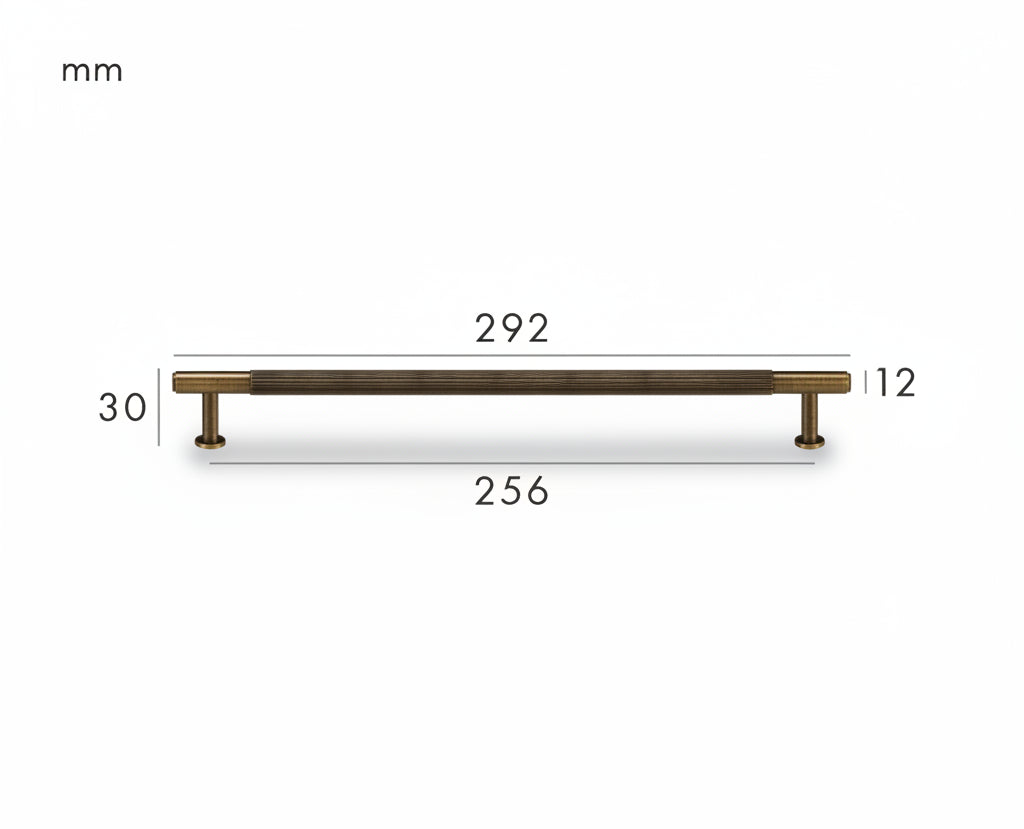 Solen Pull – Aged Brass