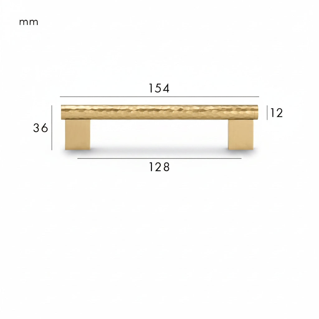 Forge Pull – Satin Brass