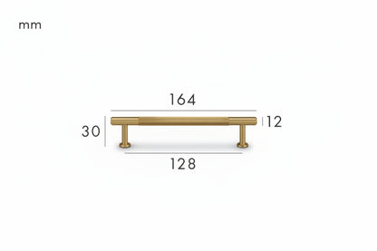 Solen Pull – Satin Brass