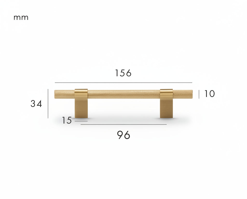 Magno Pull – Brushed Brass