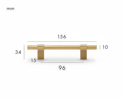 Magno Pull – Brushed Brass