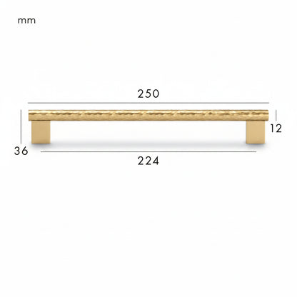 Forge Pull – Satin Brass
