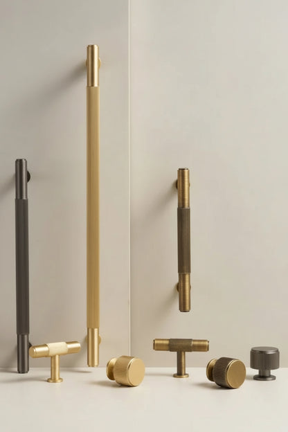 Solen Pull – Aged Brass