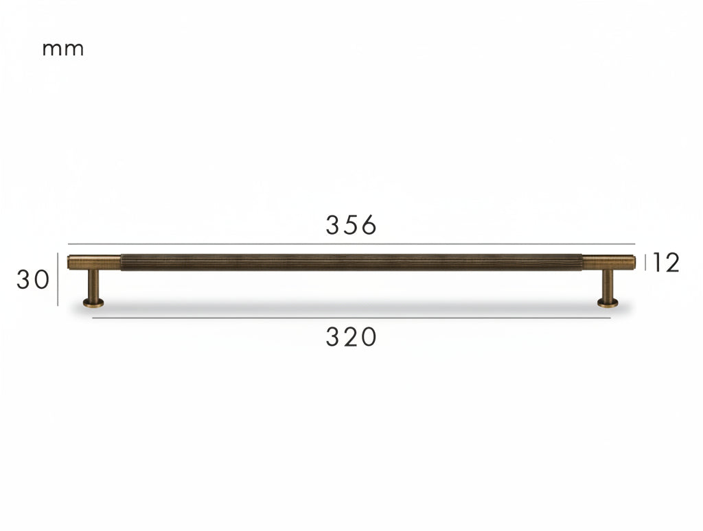 Solen Pull – Aged Brass