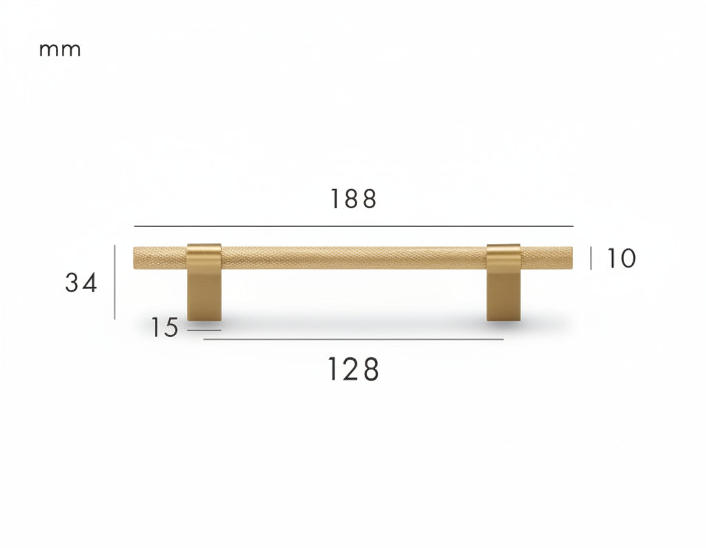 Magno Pull – Brushed Brass