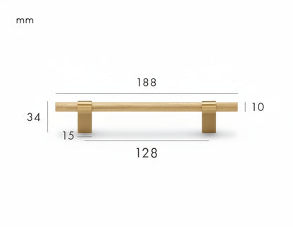 Magno Pull – Brushed Brass