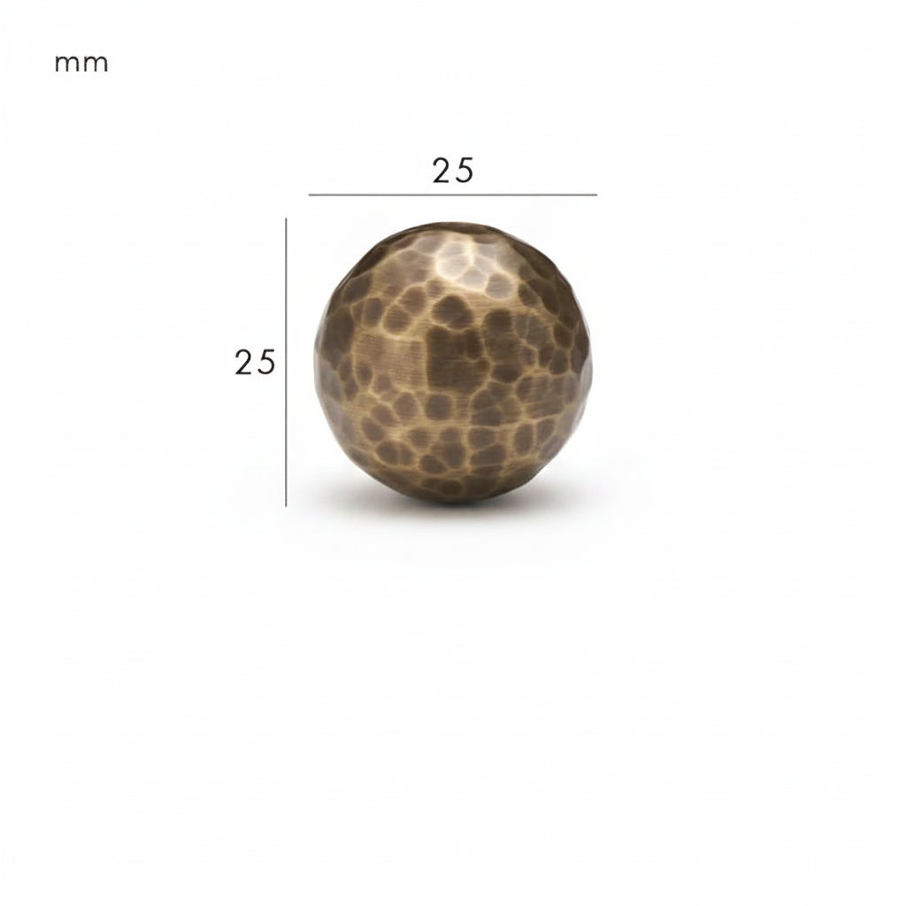 Forge Knob – Aged Brass