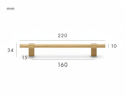 Magno Pull – Brushed Brass