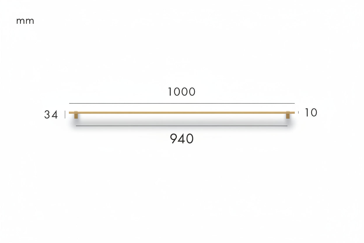 Magno Pull – Brushed Brass