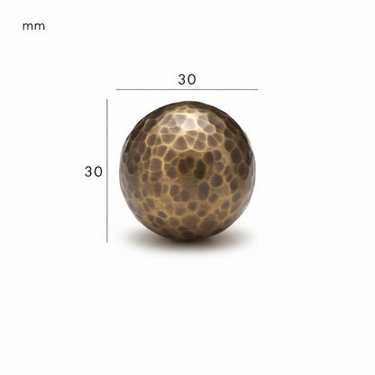 Forge Knob – Aged Brass