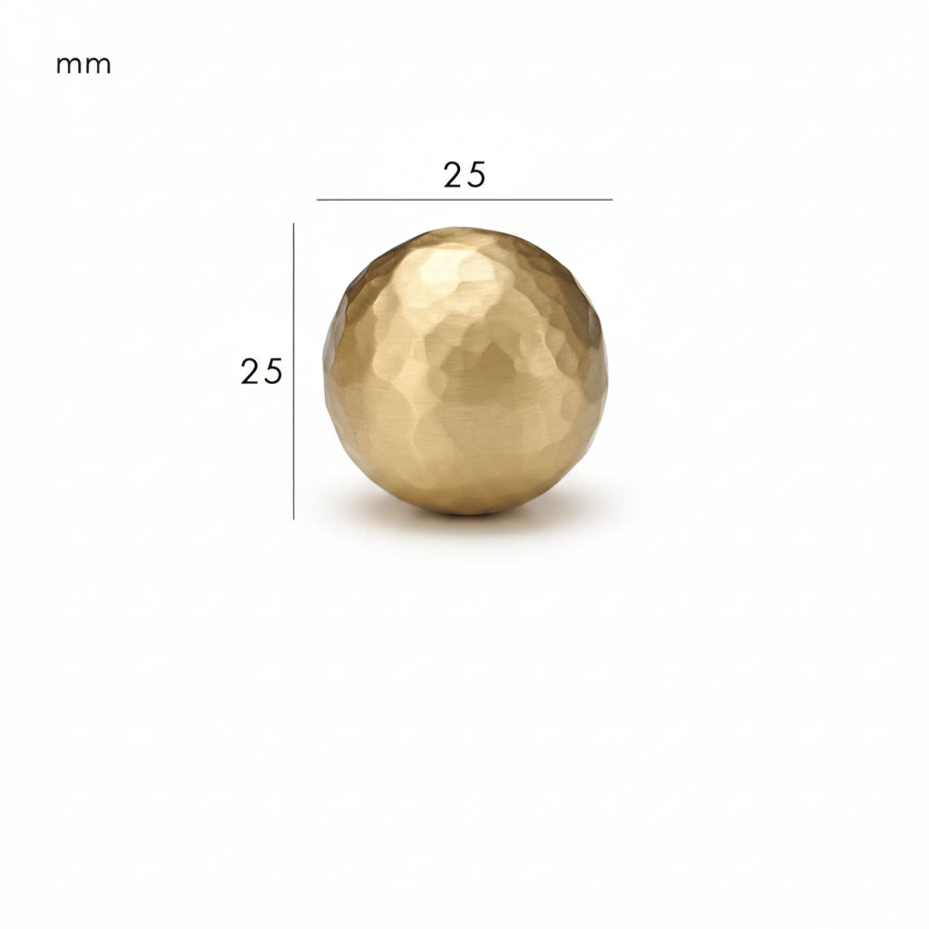 Forge Knob – Satin Brass