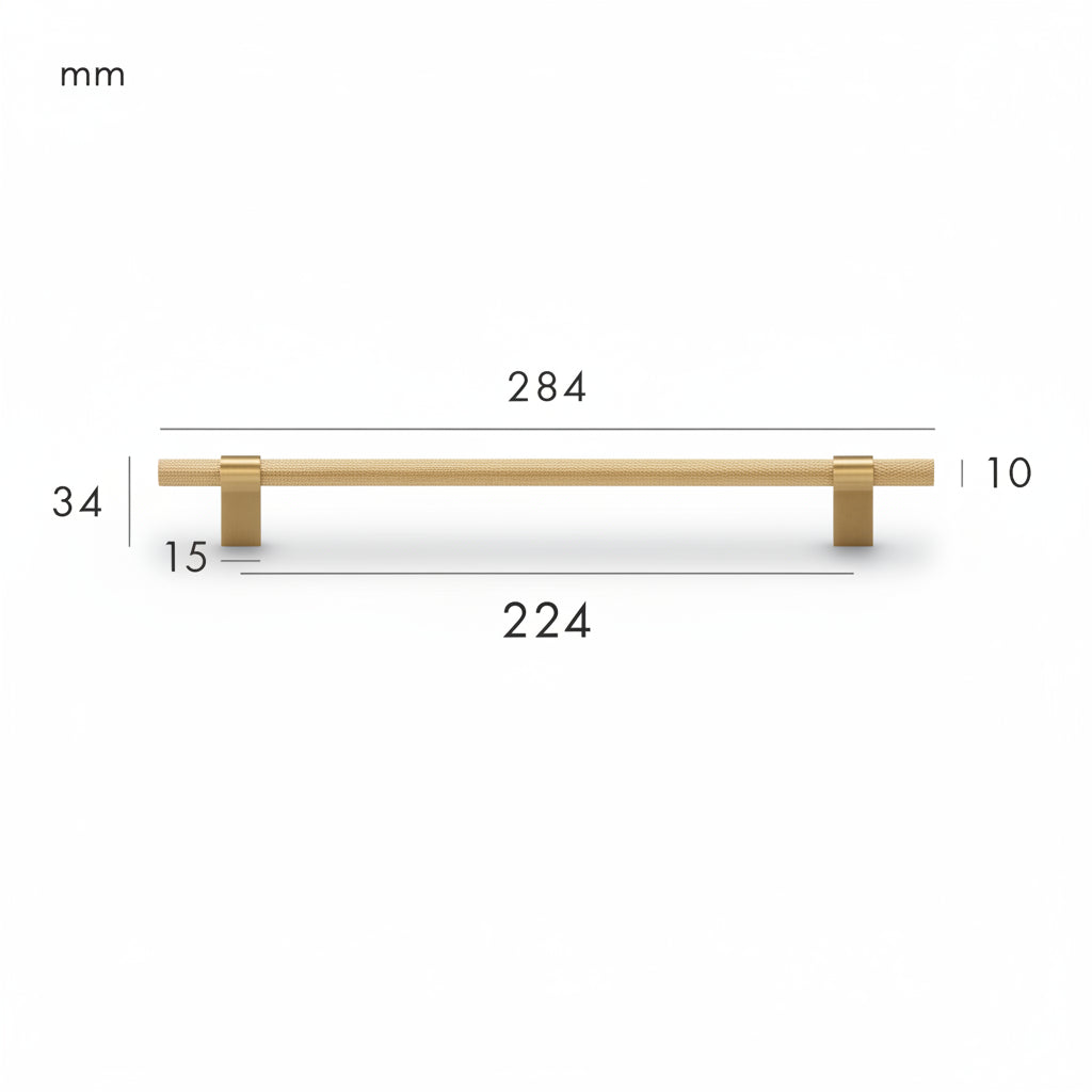 Magno Pull – Brushed Brass