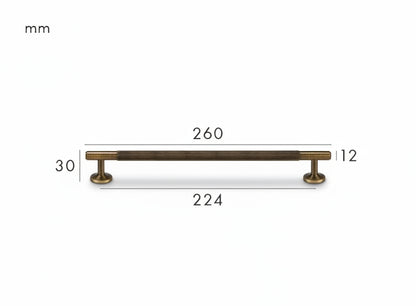 Solen Pull – Aged Brass