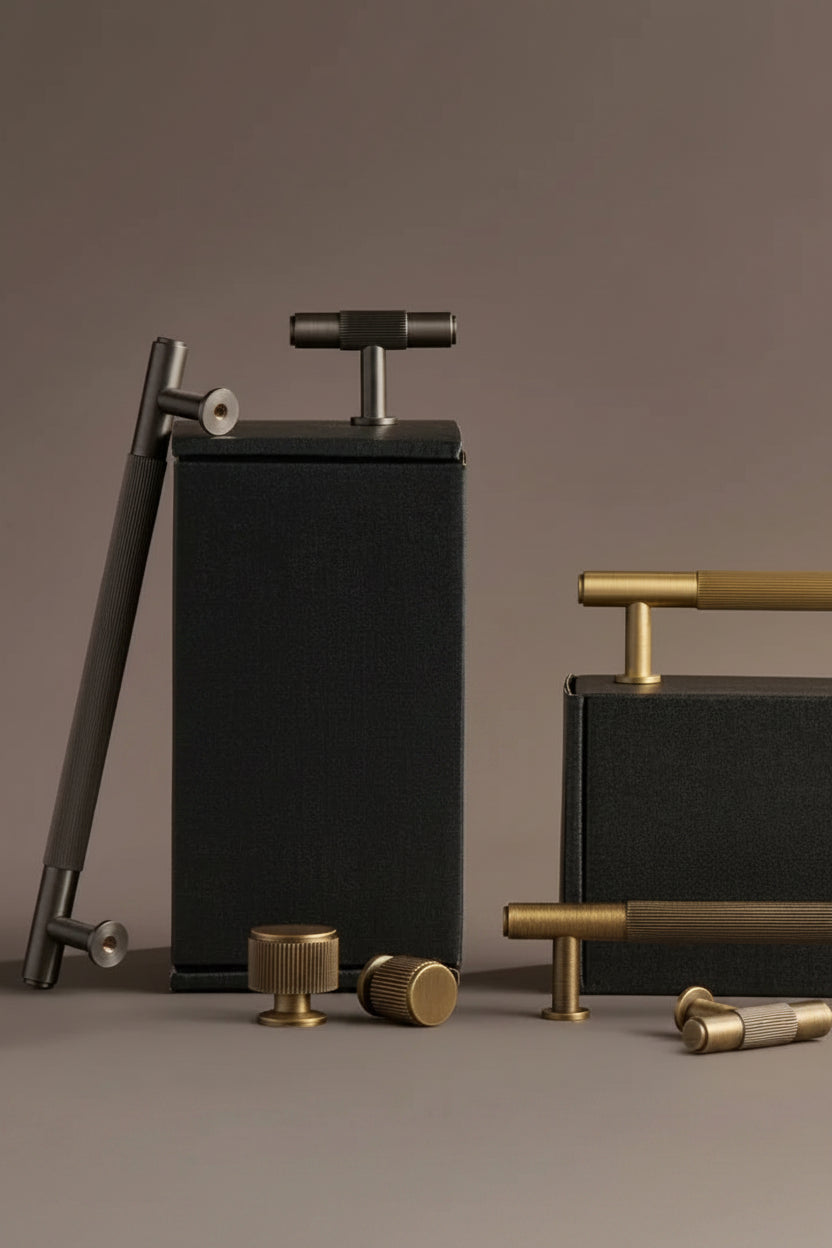 Solen Pull – Aged Brass