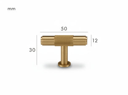 Solen Knob – Satin Brass