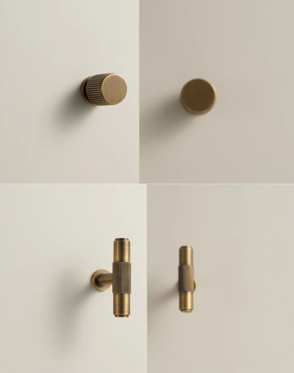 Solen Knob – Aged Brass