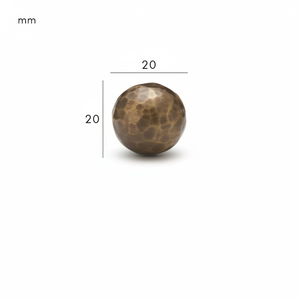 Forge Knob – Aged Brass