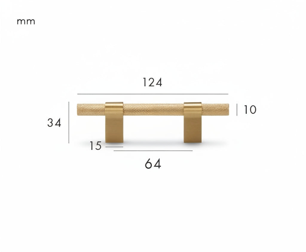 Magno Pull – Brushed Brass