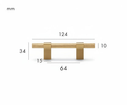 Magno Pull – Brushed Brass
