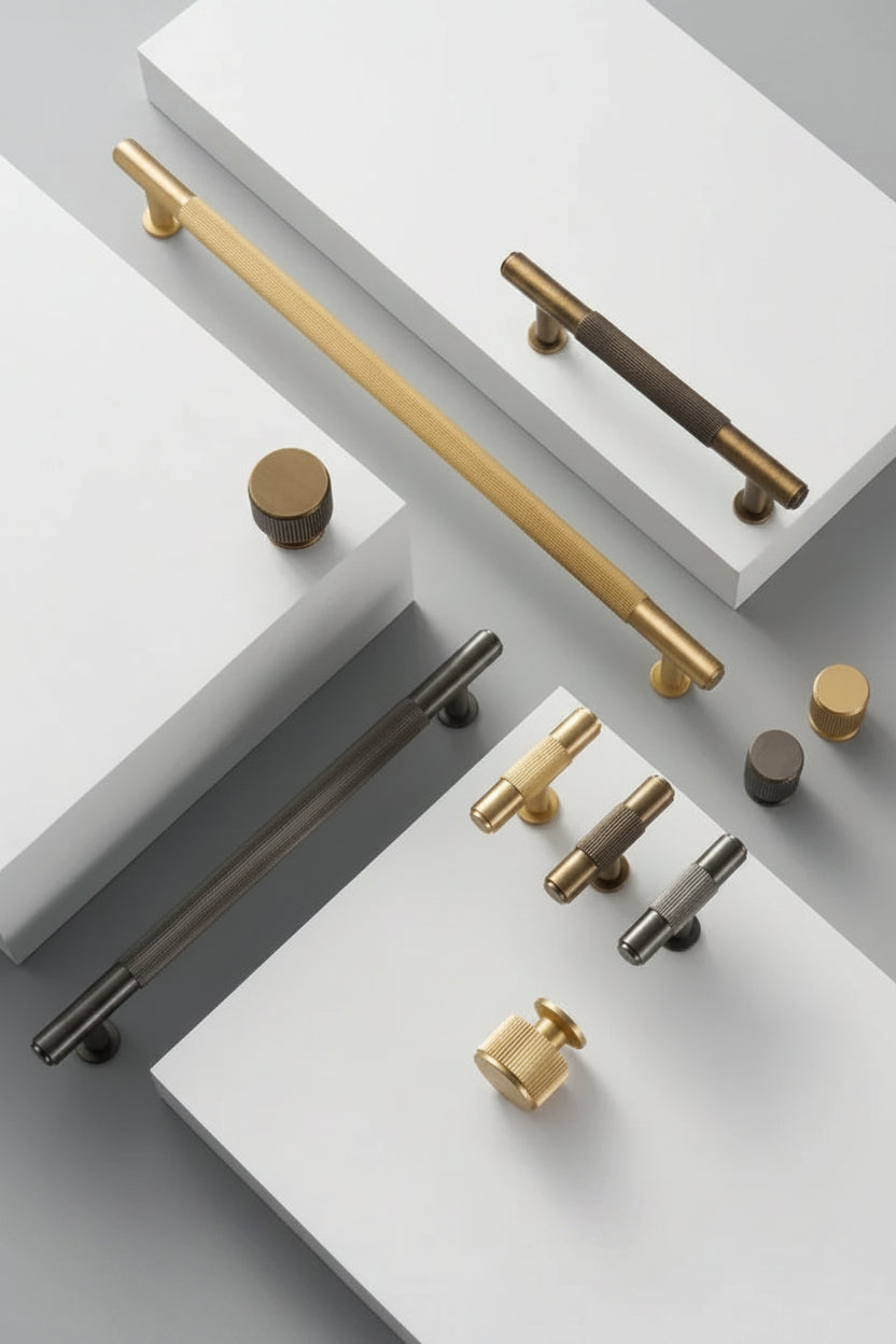 Solen Pull – Aged Brass
