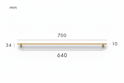 Magno Pull – Brushed Brass