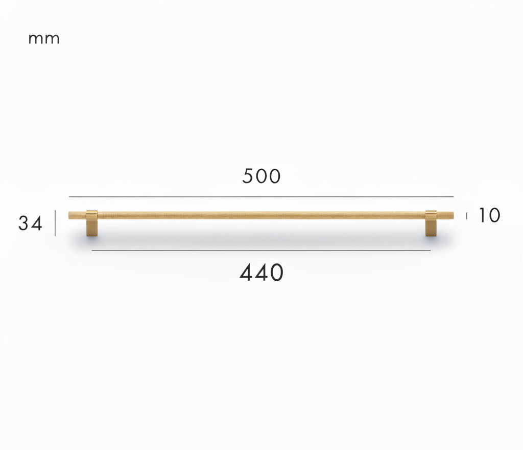 Magno Pull – Brushed Brass