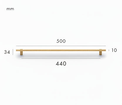 Magno Pull – Brushed Brass